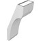 Ekena Millwork 6-in. W x 8-in. D x 20-in. H Legacy Architectural Grade PVC Knee Brace BRCP06X08X20LEC - alternate 2